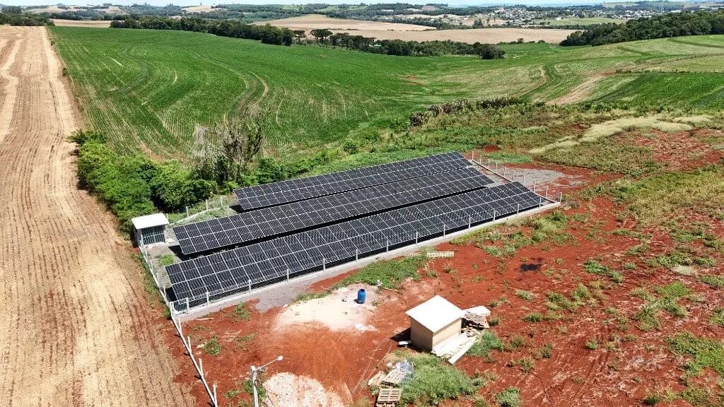 Obra pequena com estrutura Bertolini